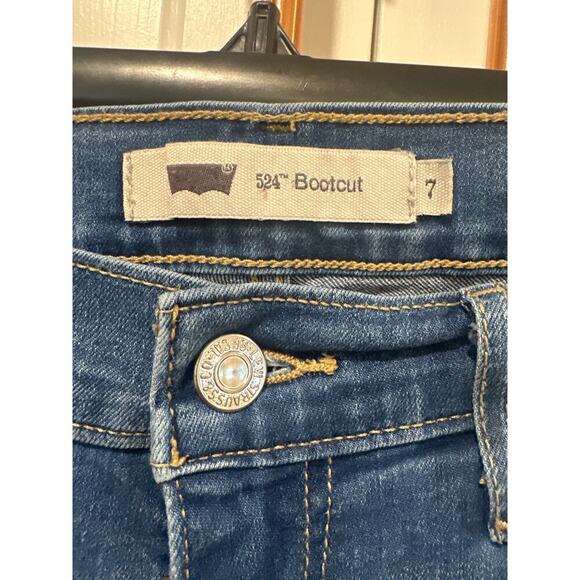 Levi’s 524 bootcut women’s size 7 jeans western rodeo casual pant - Picture 2 of 7